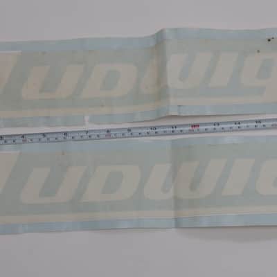 Vintage "Ludwig" Bass Drum Logo Appliqué Lot of 2 image 2