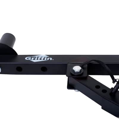 PA Speaker Wall Mount Bracket Stands (6 PACK) by GRIFFIN | All-Steel Pro-Audio 35mm Pole Holders with Securing Locking Pin & 3-Level Tilt Adjustments | DJ On-Stage Studio Monitor Holders image 4