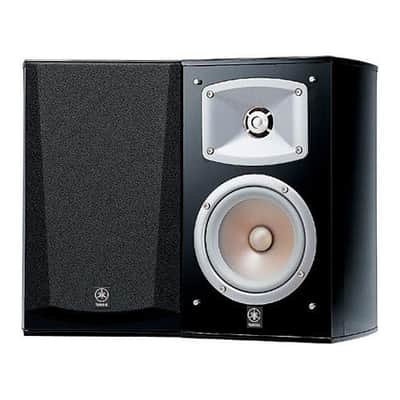 Yamaha NS-333 5 2-way 150 Watts Bookshelf Speaker, Wall Mountable, Magnetic Shielding, New Grill Design, Pair - Black image 1