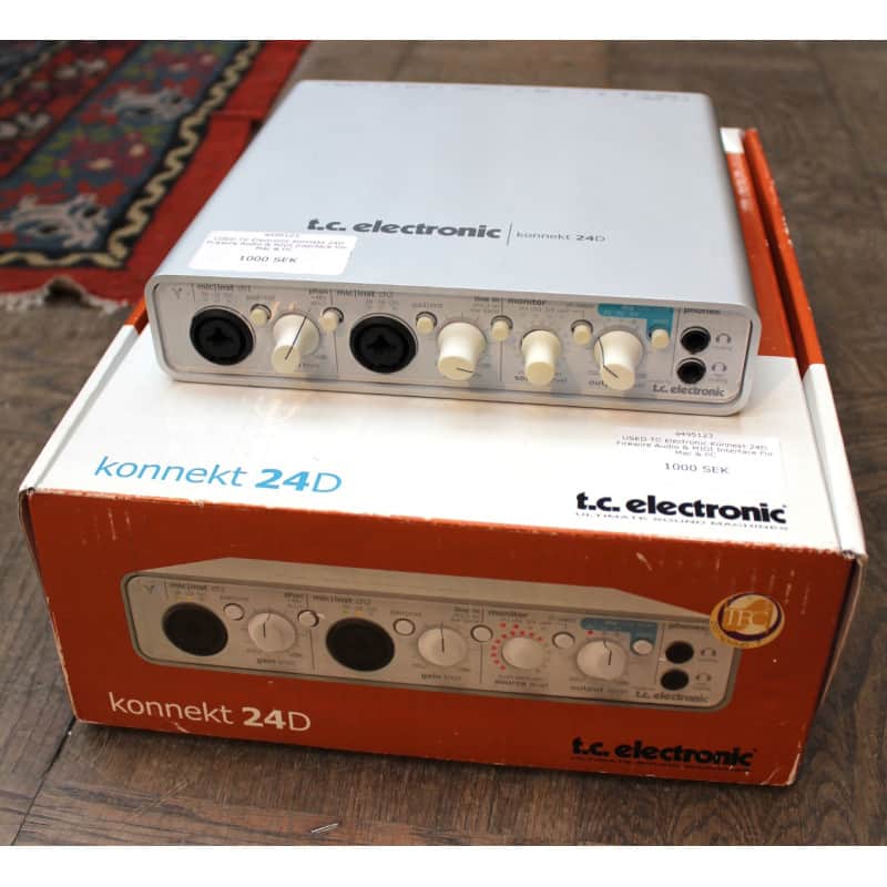 USED TC Electronic Konnekt 24D Firewire Audio & MIDI Interface For Mac & PC image 1