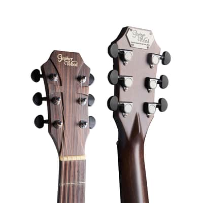 Gopherwood K250R NAT Dreadnought Acoustic Guitar Top Solid Roasted Sitka Spruce image 3