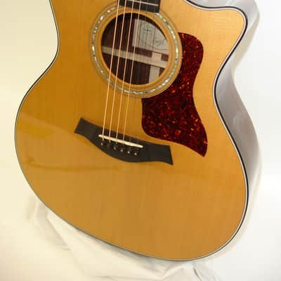 1999 Taylor 714-BCE 25th Anniversary Grand Auditorium Cutaway Acoustic Electric Guitar w/ Case image 4