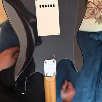 Vintage 1974 Greco SE-500B Stratocaster Black - Untouched Matsumoku MIJ - 100% Original w/ 1973 Maxon Pickups, Original Hardcase, 70s Fender Strap & Coiled Cable image 11