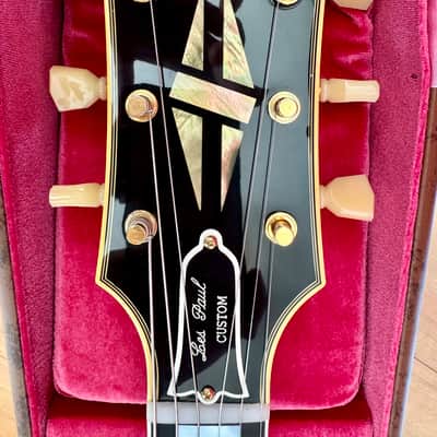 (2022) Gibson Custom Shop M2M '54 Les Paul Custom Reissue - VOS TV-Yellow image 12