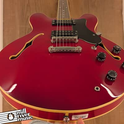 Brownsville New York Semi-Hollow ES-335 Style, Cherry Red - Used image 7