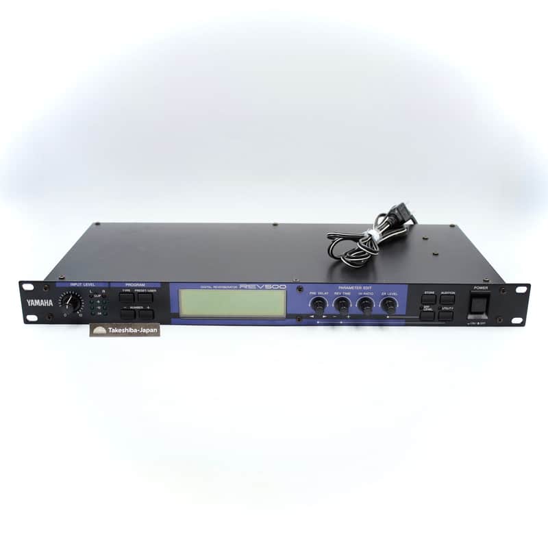 Yamaha REV500 Digital Reverberator Made in Japan Guitar Effect Rack Processor HZ01167 image 1