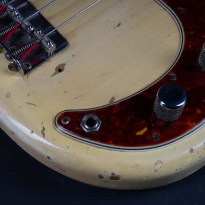 1963 Fender Precision Bass with Rosewood Fretboard - Blonde image 10