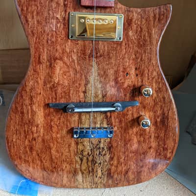 Handmade Harmony Style Floating bridge Electric Semihollow Harmony Tele CC 2021 Shellac image 11