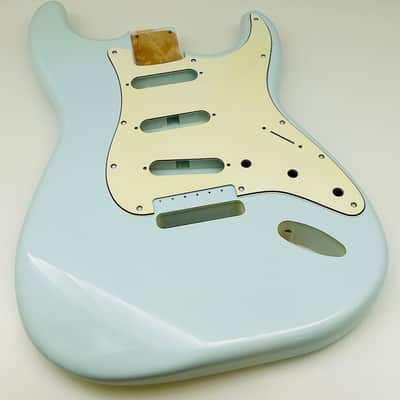Show Me Nitro Finishes 4lbs 2oz Nitro Lacquer S-Style - Faded Sonic Blue image 1