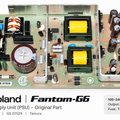 Roland Fantom G6 G7 G8 Internal Power Supply PSU Board 100-240V – Genuine Original image 2