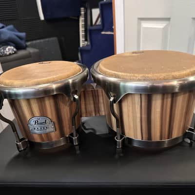 Pearl PBW300DX/510 Elite 7 / 9" Thai Oak Bongos image 5