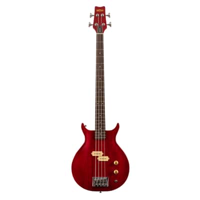 Washburn Scavenger 4-String Bass Guitar - Trans Red image 2