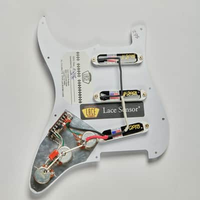 LACE Sensor Triple Rainbow Loaded Pickguard - White image 2