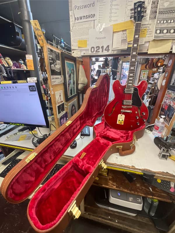 Gibson ES-335 Block 2021 - Figured Sixties Cherry image 1