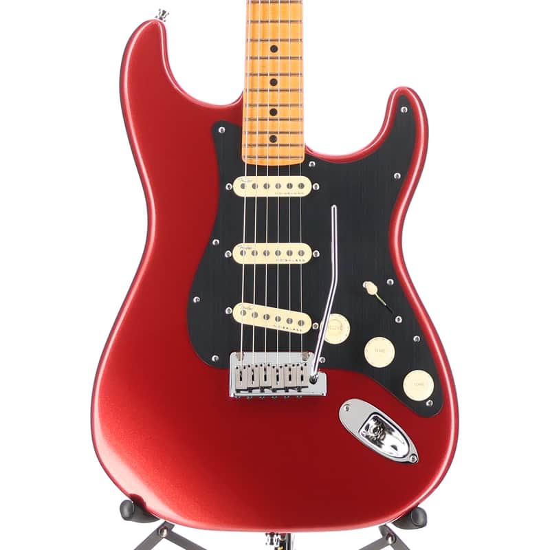 Fender Certified Pre-Owned American Ultra II Stratocaster, Maple Fingerboard, Sinister Red (L4) (34998)