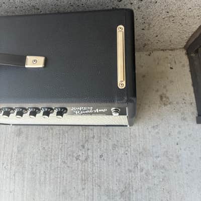 Fender Tone Master Super Reverb 2-Channel 45-Watt 4x10" Digital Guitar Combo 2021 - Present - Black electric guitar amp with foot switch image 7