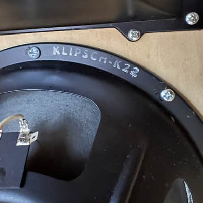 KLIPSCH HERESY SPEAKERS – Professionally Restored – Fully Tested – 1-Year Warranty image 20