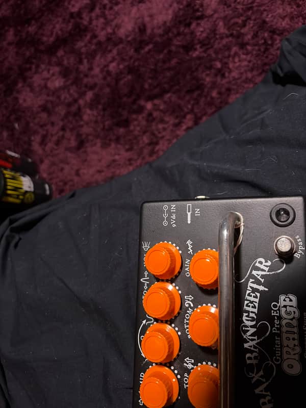 Orange Bax Bangeetar Guitar Pre-EQ Pedal 2010s - Black | Reverb
