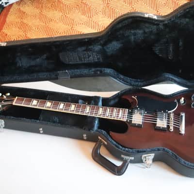 1970's Fernandes Greco SG "Lawsuit Era" Electric Guitar Dark Cherry image 13
