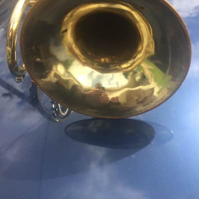 Vintage RARE DEG/DYNASTY JAZZBONE Marching Trombo Jazzbone 80s BRASS image 5