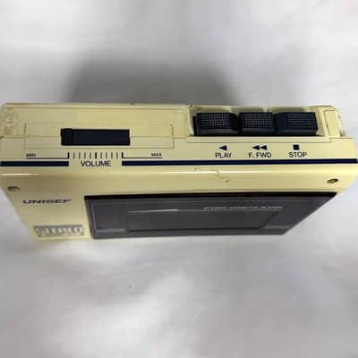 UNISEF Z-1 Vintage Working Portable Cassette Tape Player Stereo
