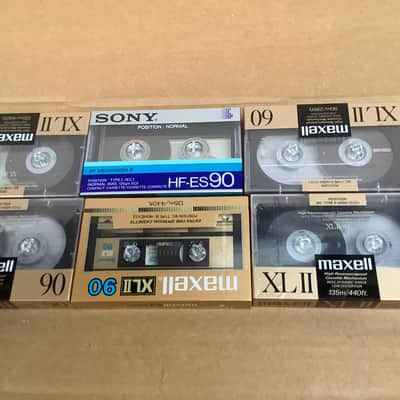 10 x  Maxell High Bias XL II 90 / SONY / TDK SA 90  / vintage new old stock cassette tape image 2