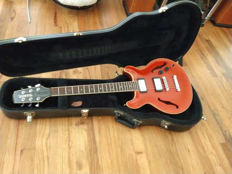 Hamer USA Newport Pro 2000/2001 Orange Sparkle Translucent OSHC SD Seth Lover Pups image 1