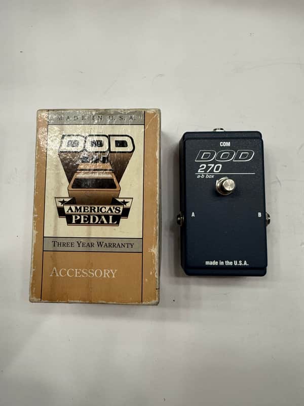 DOD Digitech 270 A-B Box AB Line Selector Switcher Vintage Guitar Effect Pedal image 1