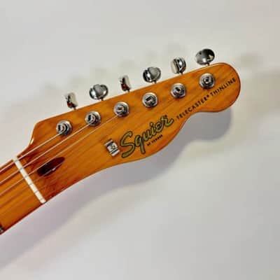 Fender Squier Telecaster Thinline '60s Classic Vibe 2022 - Aztec Gold image 8