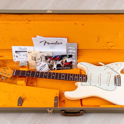 2012 Fender American Vintage ‘62 Stratocaster Olympic White 100% Original w/ Case, Hangtags image 23
