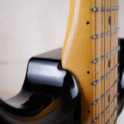 Fender ST57-70 Stratocaster '57 Reissue MIJ 1993 Black USA Vintage Pickups Made in Japan Fujigen w/ Bag image 13