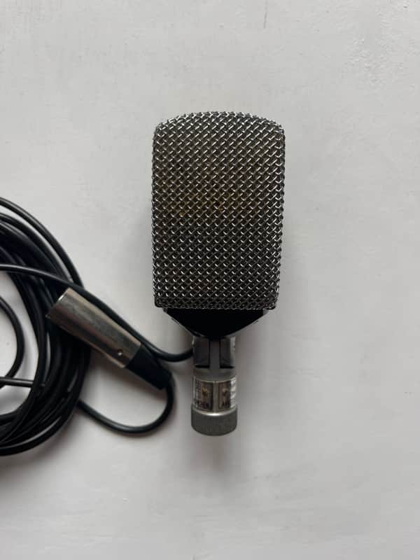 AKG D12 Cardioid Dynamic Microphone 1950s - 1960s - Silver / Black image 1