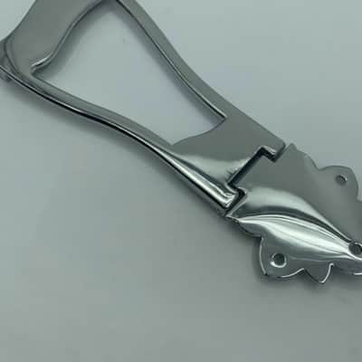 Ibanez Chrome Hollow Body Jazz Guitar Tailpiece Trapeze image 3