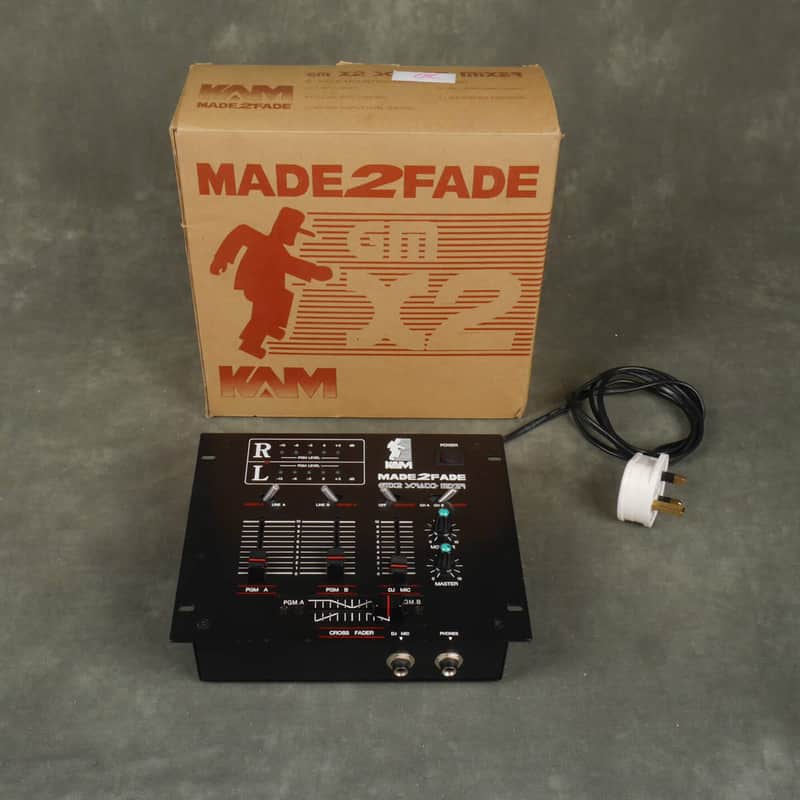 KAM Made2Fade GMX2 DJ Mixer w/Box - 2nd Hand | Reverb