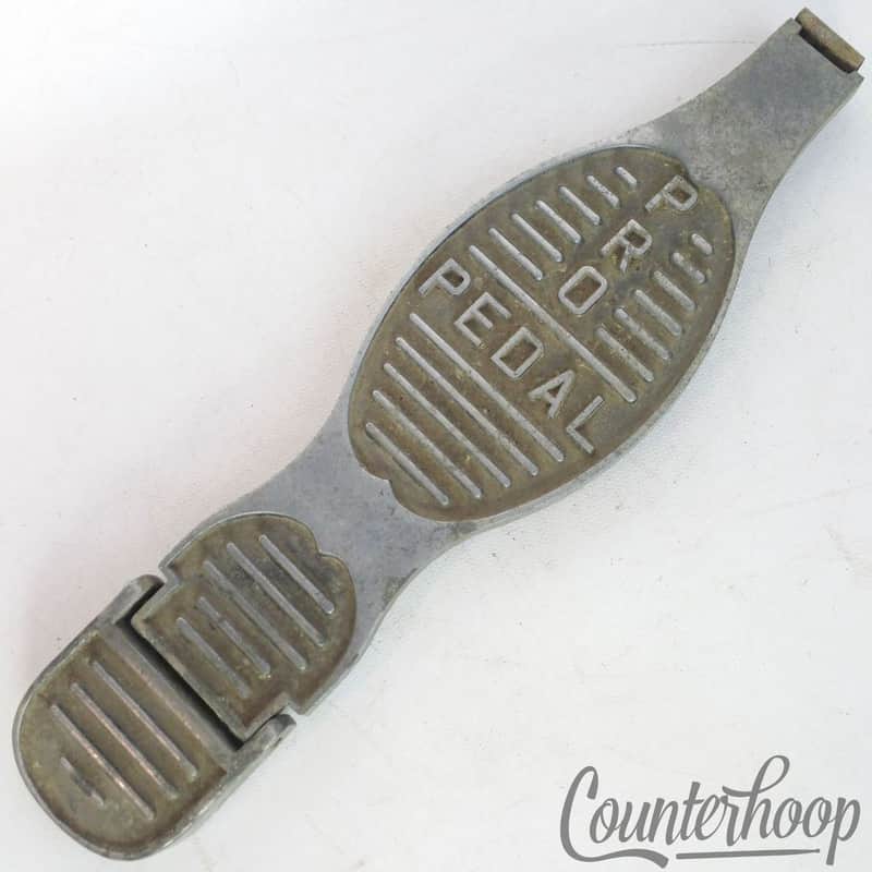 *Pro Pedal Footboard for Hi-Hat Cymbal Stand or Bass Drum Pedal 2-Piece Vintage* image 1
