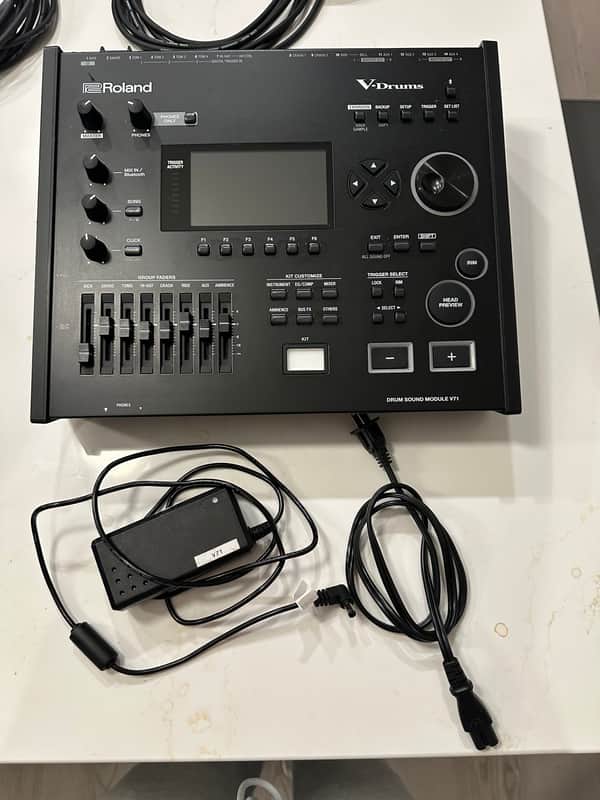Roland V71 V-Drum Sound Module 2024 - Present - Black image 1