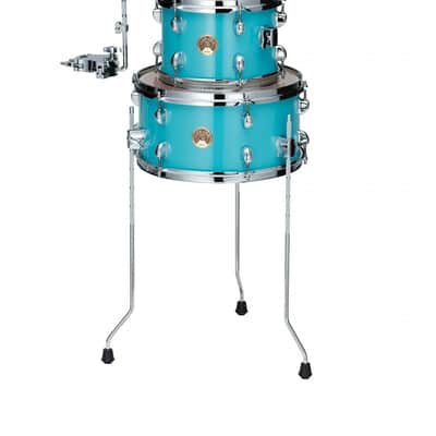 Tama LJKT10F14-AQB Add-On Pack for Club-Jam Mini - Aqua Blue/Chrome HW image 1