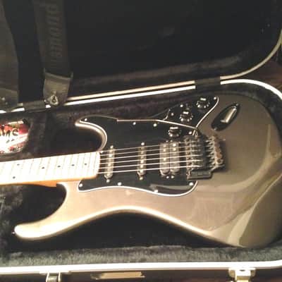1980,s-86 Kramer Super Strat Style Elect,Guitar/ Metal Grey Metalic Gloss Map-le/Floyd+Hsc/Japan,Ex. image 3