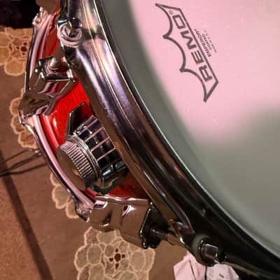 Tama AW458 Superstar Mastercraft Artwood Birch 8x14" Snare Drum with Roller-Action Strainer 1981 - 1986 - Super Mahogany image 2