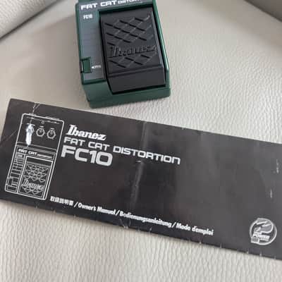 Ibanez FC10 Fat Cat distortion overdrive pedal rat rare with manual beautiful image 1