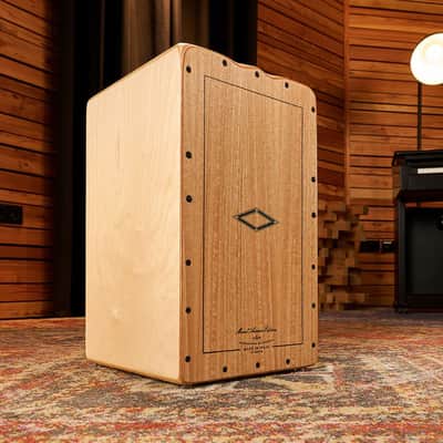 Meinl AETLLE Artisan Edition Cajon Drum, Tango Line, Light Eucalyptus Frontplate image 6
