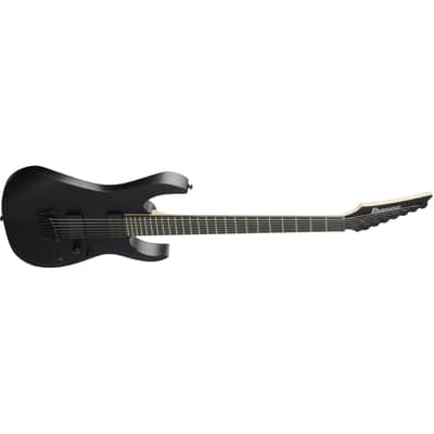 Ibanez RGIXL7 Iron Label 7-String Guitar w/ Dimarzio Pickups - Black Flat image 4