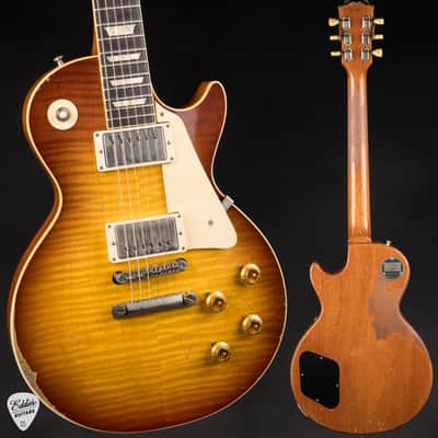 2021 - Gibson Custom Shop Made 2 Measure Murphy Lab '59 Les Paul Standard Murphy Painted Ultra Heavy Aged Royal Tea Burst image 1