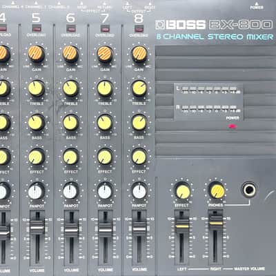 Boss BX-800 8-Channel Stereo Mixer Really nice saturation Vintage 1980s Made in Japan Worldwide Shipment image 3