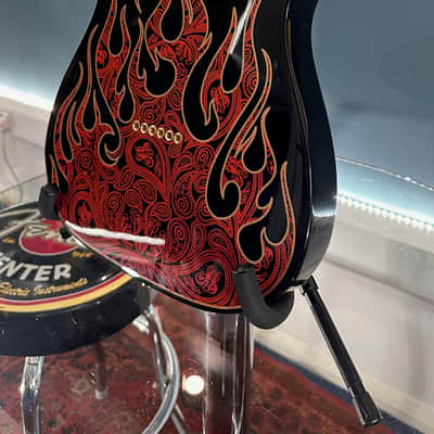 Fender James Burton Artist Series Signature Telecaster 2007 - Present - Red Paisley Flames image 16