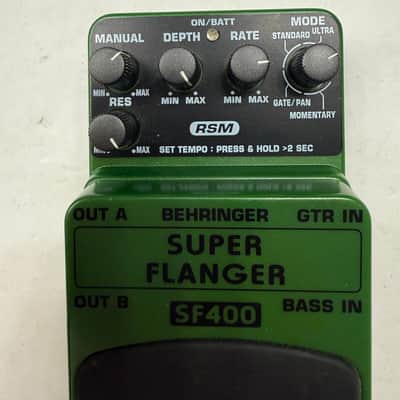 Behringer SF400 Super Flanger Analog Stereo Rare Guitar Effect Pedal image 2