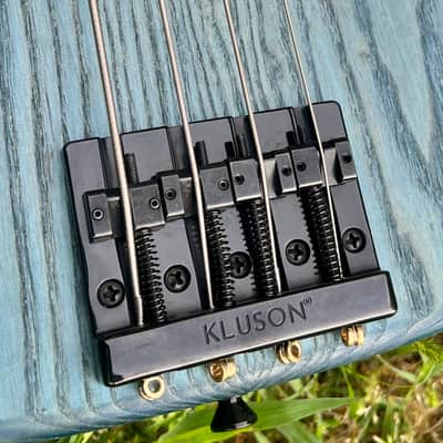 TW Basses Royal 54 Precision Bass 2020’s - Blue/Coral Blue Ash image 6