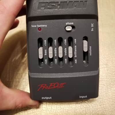 Fishman Pro EQ II 4-Band EQ 2000s - Gray/Red image 4