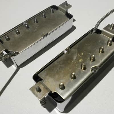 Mini Humbucker Pickups SET 2pcs Vintage Correct Nickel Deluxe Gibson by Q pickups image 6