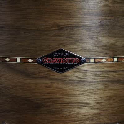 Craviotto 4 Pc Solid Shell Walnut Drum Kit - 20/12/14/5.5x14 (Pre-Owned) image 13